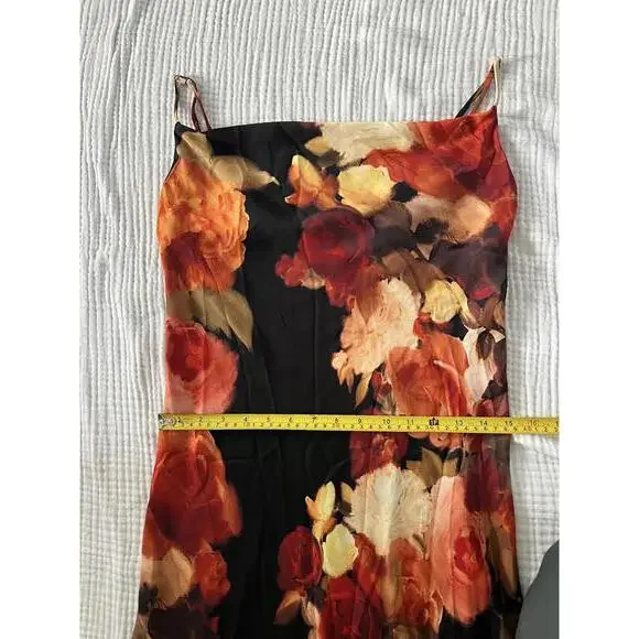 Anthropologie x Resa - Floral Print Maxi Dress with Spaghetti Straps, Size M - Picture 13 of 13